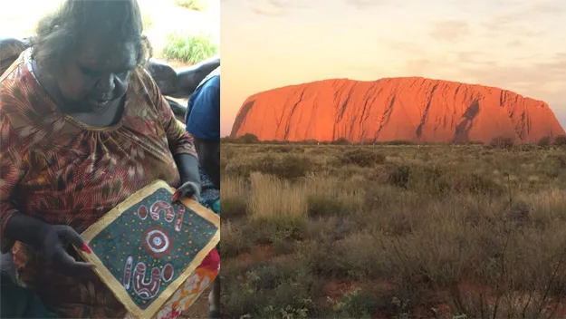 Uluru painting