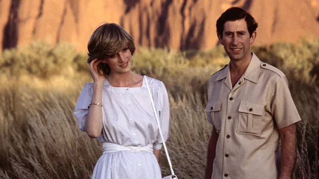 Prince Charles and Princess Diana at Uluru