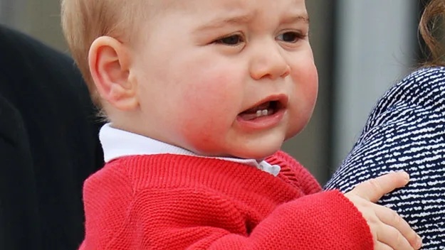 Prince George crying