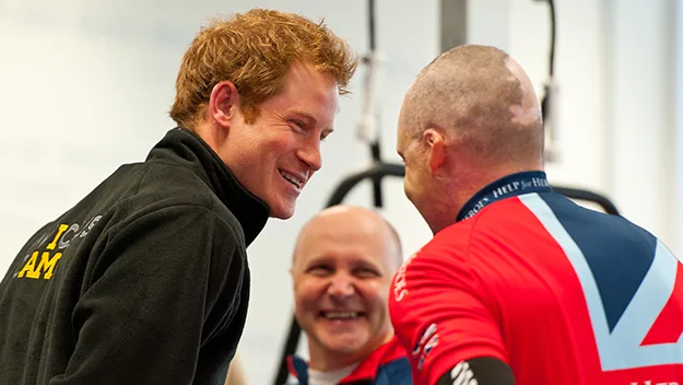 Prince Harry visits injured defence personnel