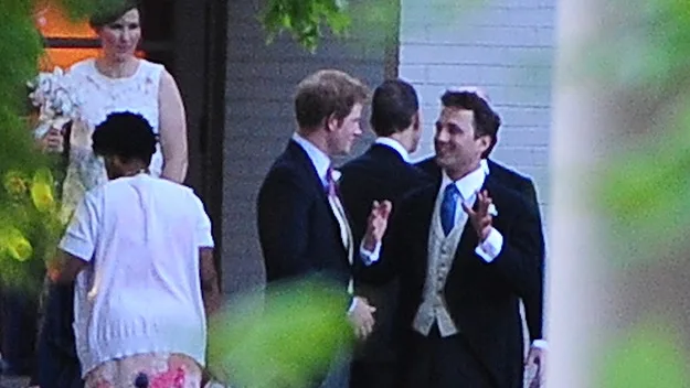 Prince Harry at Memphis wedding