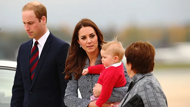 Prince William, Kate Middleton, and Prince George