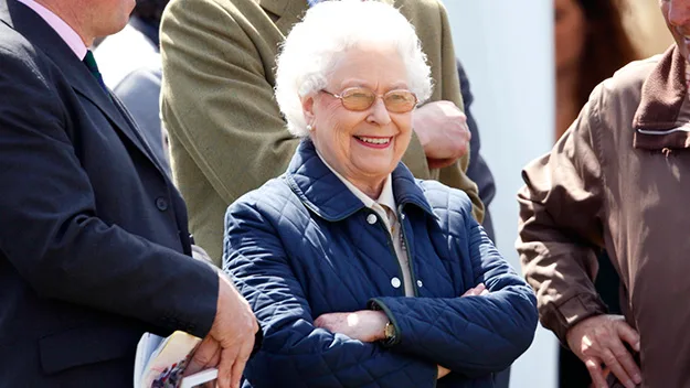Queen Elizabeth casual and smiling
