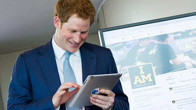 Prince Harry iPad