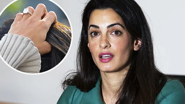 Amal Alamuddin engagement ring
