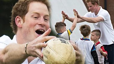 Prince Harry rugby