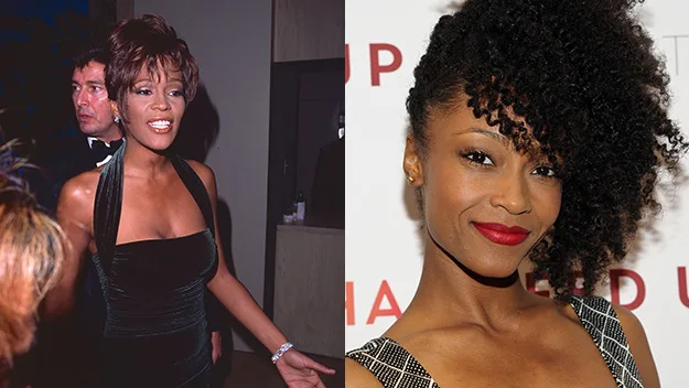 Whitney Houston and Yaya DaCosta