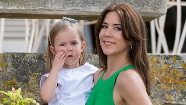 Princess Mary with daughter, Princess Josephine 
