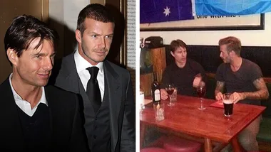 Tom Cruise and David Beckham