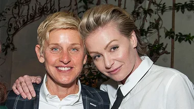 Ellen DeGeneres and Portia de Rossi 