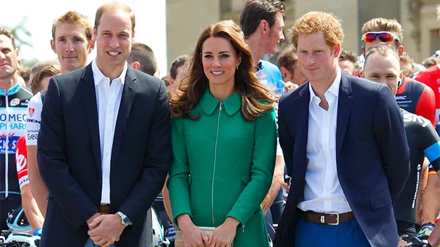 Prince William, Kate Middleton, and Prince Harry