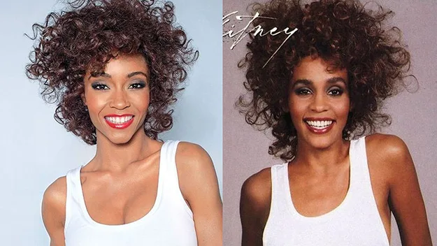 Yaya DaCosta and Whitney Houston