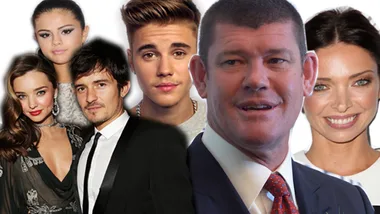 James Paker, Miranda Kerr, Orlando Bloom, Justin Bieber