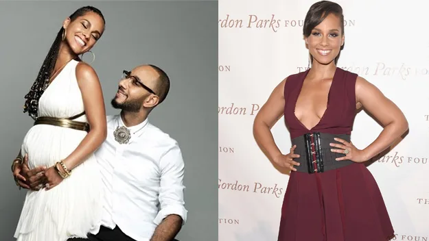 Pregnant Alicia Keys and Swizz Beats