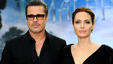 Brad Pitt and Angelina Jolie 