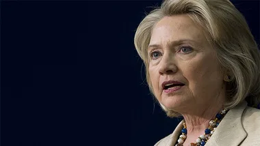 Former US Secretary of State Hillary Clinton 
