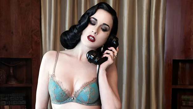 Burlesque performer turned fashion designer Dita Von Teese