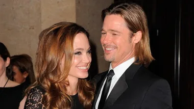 Brad Pitt and Angelina Jolie 