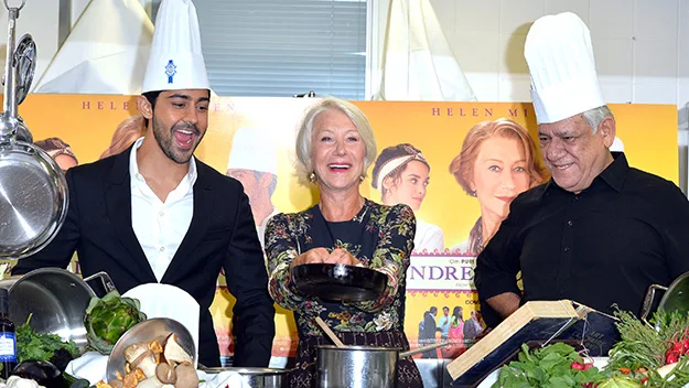 Manish Dayal, Dame Helen Mirren and Om Puri