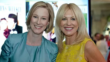 Leigh Sales and Kerri-Anne Kennerley at The Weekly's 80th birthday.