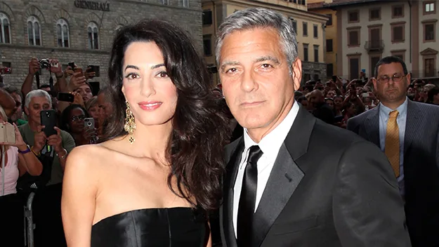 Amal Alamuddin and George Clooney