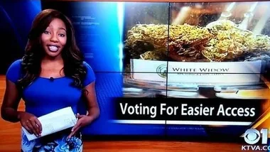 Newsreader Charlo Greene 
