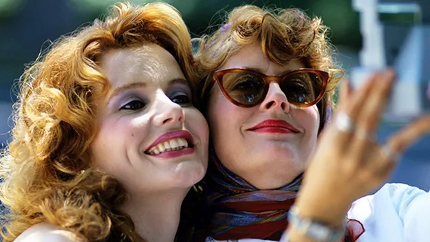 Geena Davis and Susan Sarandon in 1991's Thelma and Louise.