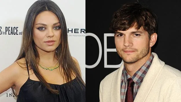 Mila Kunis and Ashton Kutcher.