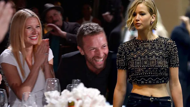 Gwyneth Paltrow, Chris Martin, Jennifer Lawrence