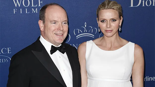 Princess Charlene and Prince Albert.