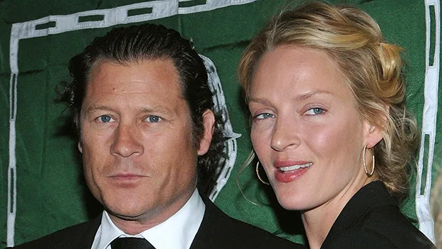 Uma Thurman and Arki Busson