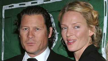 Uma Thurman and Arki Busson 