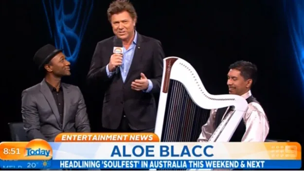 Richard Wilkins and Aloe Blacc.