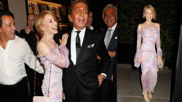 Kylie Minogue and Valentino.