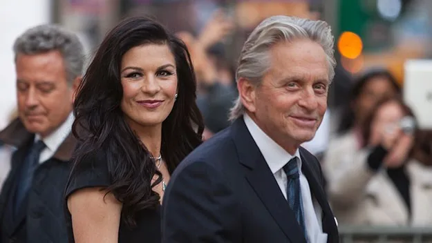 Catherine Zeta-Jones and Michael Douglas