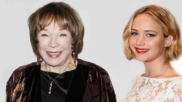 Shirley MacLaine and Jennifer Lawrence.