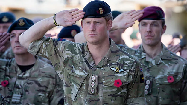 Prince Harry army uniform