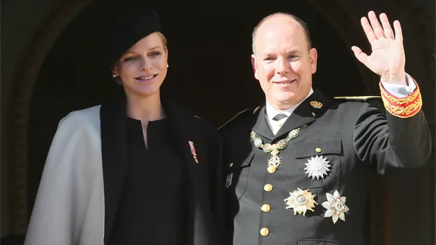 Princess Charlene and Prince Albert.