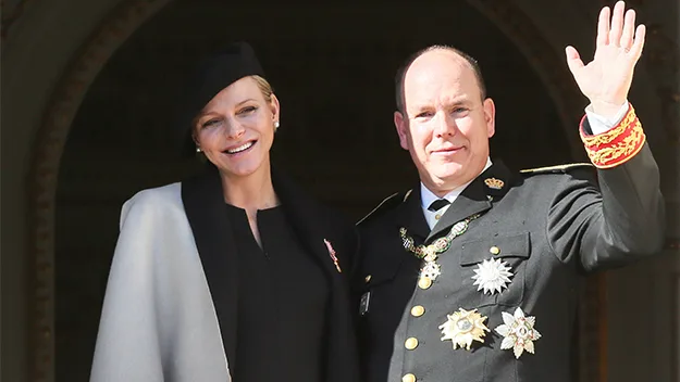 Princess Charlene and Prince Albert.