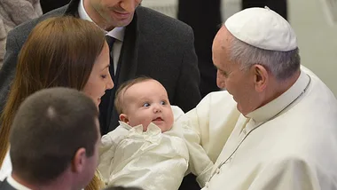 Pope Francis. 