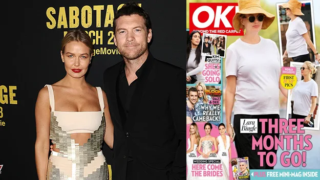 Lara Bingle pregnant with Sam Worthington