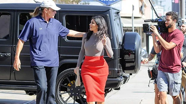 Bruce Jenner and Kim Kardashian