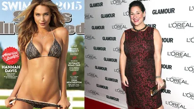 Hannah Davis covers the Sports Illustrated swimsuit edition. 