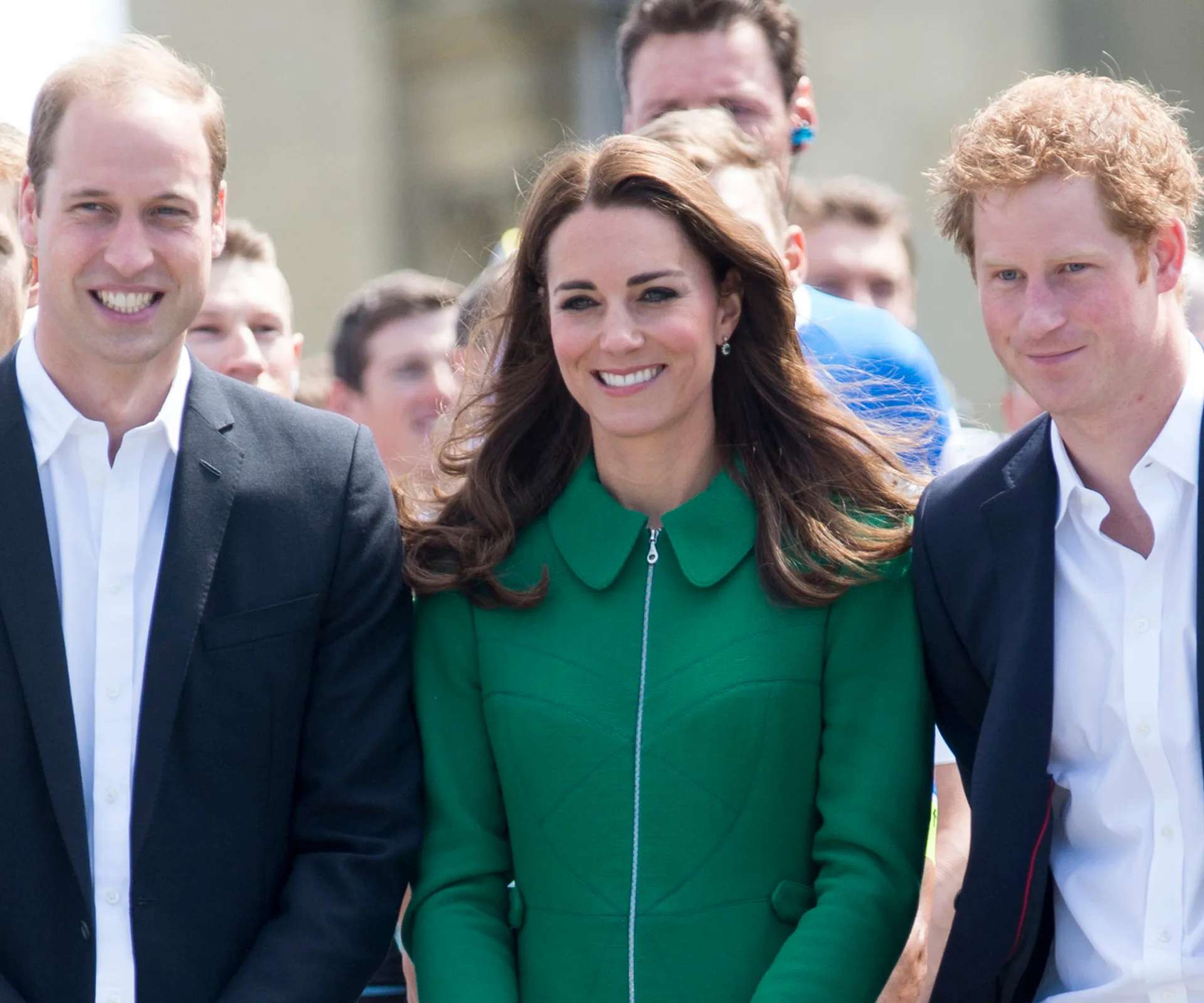 Kate Middleton, Prince William and Prince Harry