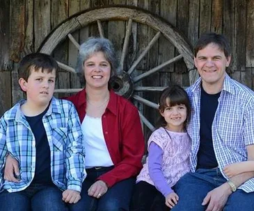 Luke Shambrook with family