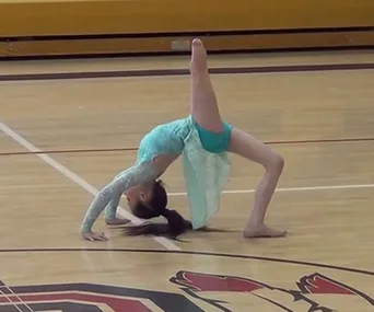 Eight-year-old amputee returns to the stage