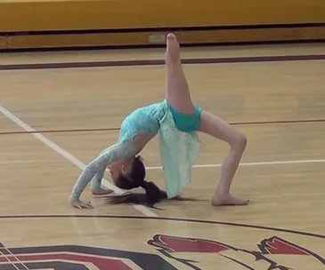 Eight-year-old amputee returns to the stage