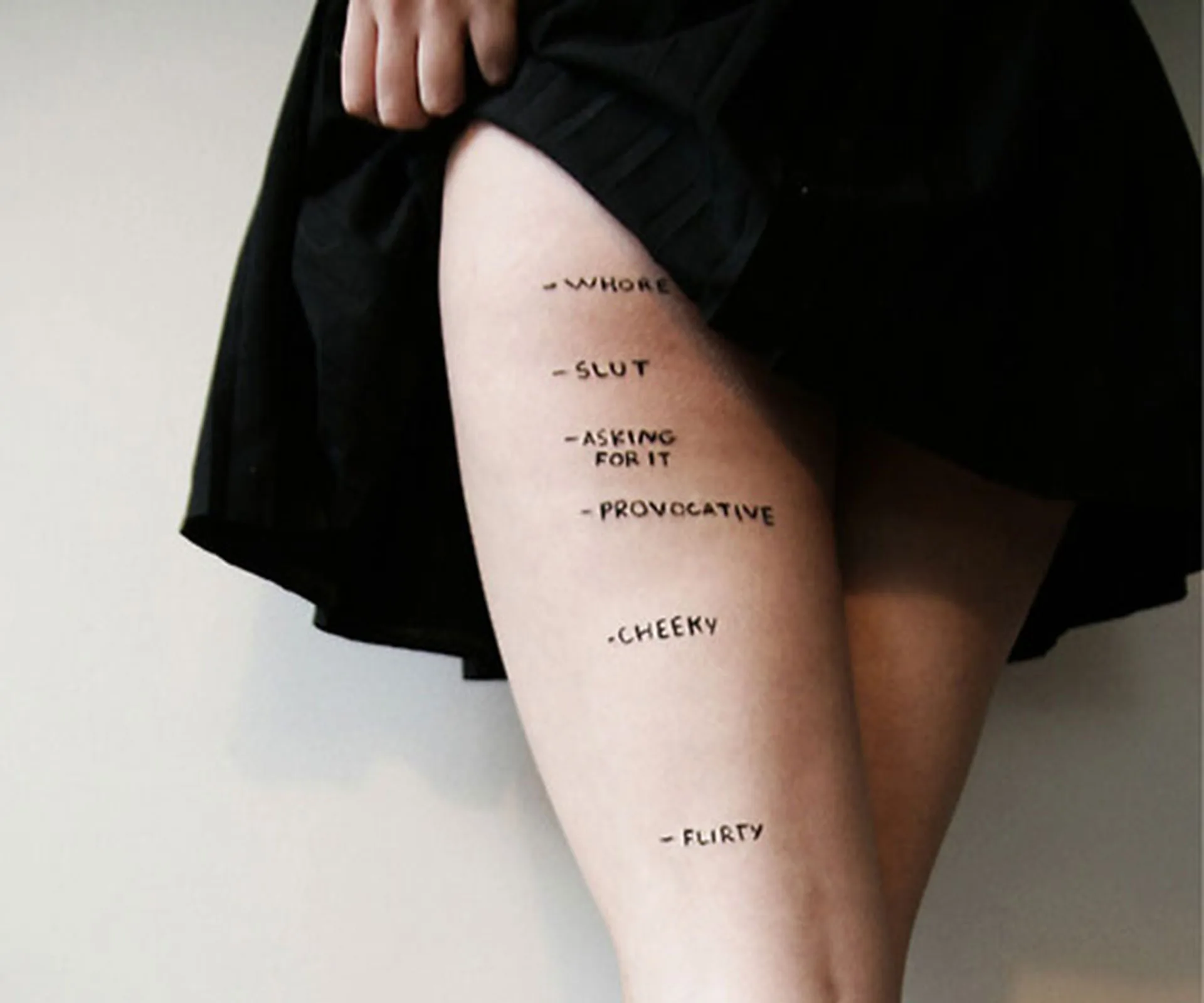 What your skirt length says about you: Artist's image goes viral