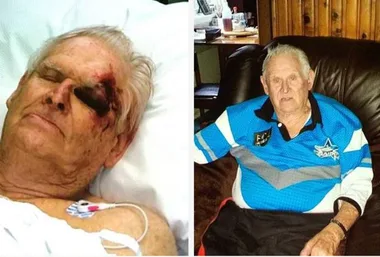 Good samaritan, 88, bashed outside Sydney home