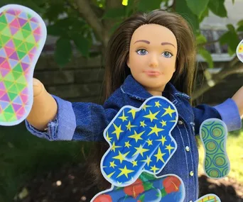 Barbie gets her period now too